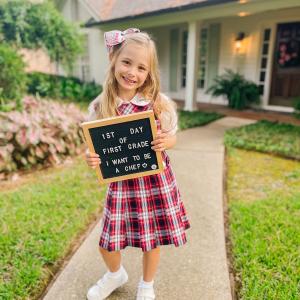 I dropped my heart off in First Grade 