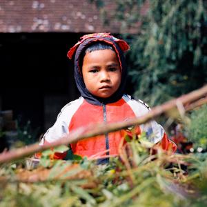 Ethnic Boy at Cam Ly Church