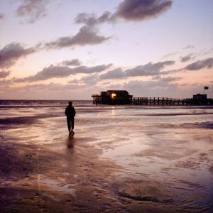 Stormy North Sea Sunset