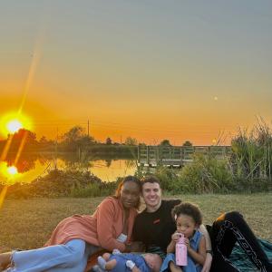 Sunset hours with my love ones
