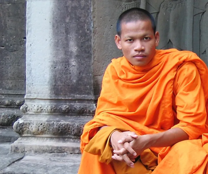 The Gaze of a Monk