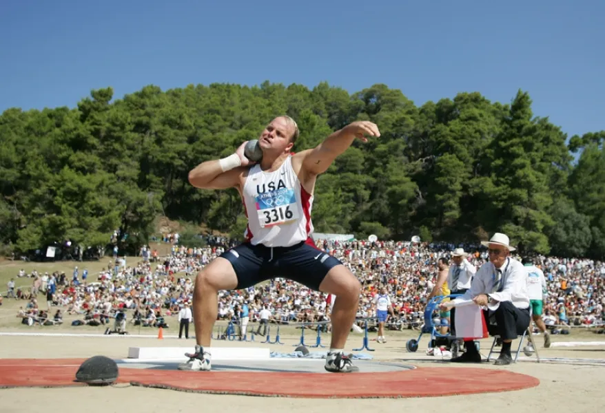 Shotput at Olympia
