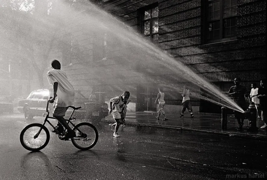 Kids and Fire Hydrant