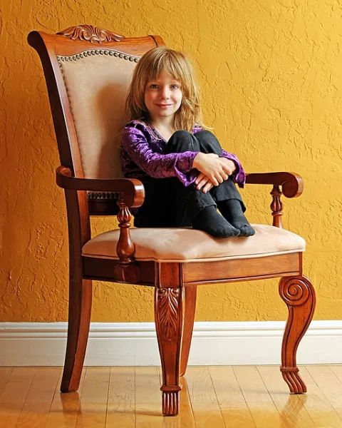 Little Girl, Big Chair