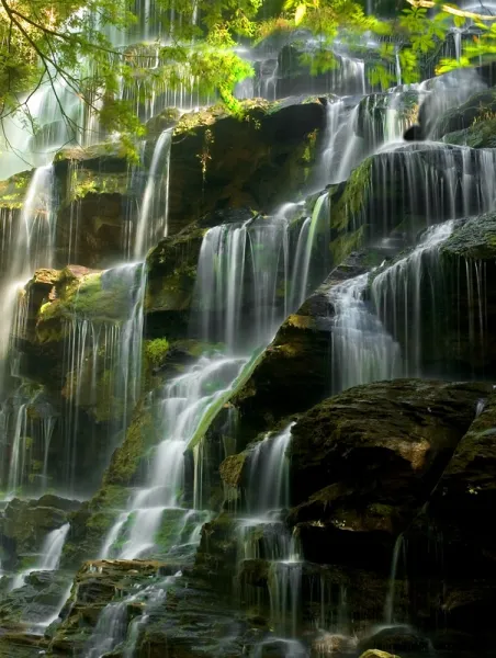 Yellowbranch Falls Detail