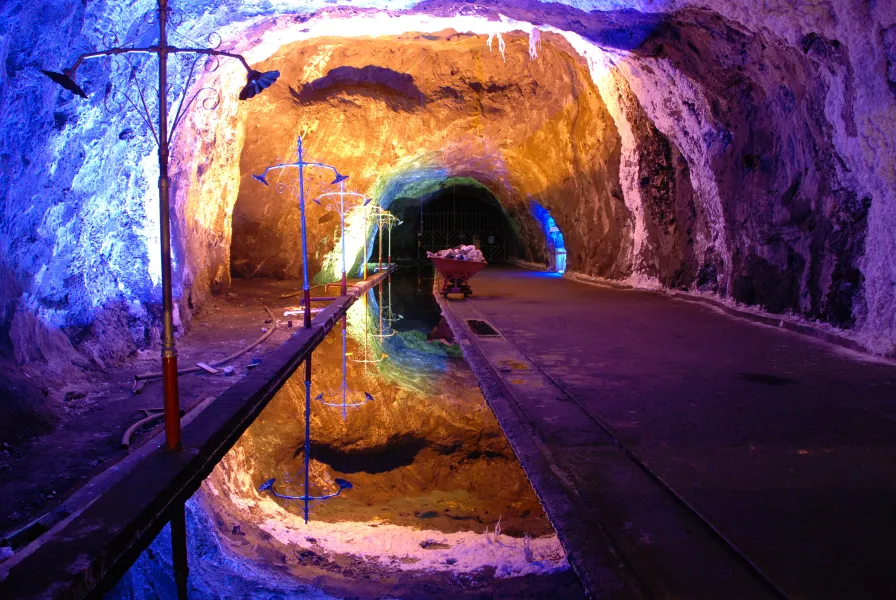 Restored salt mine