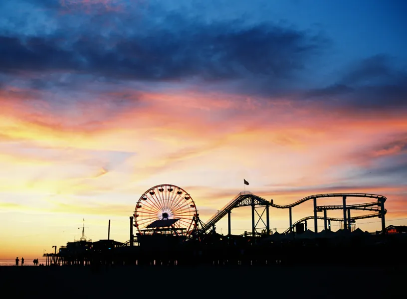 Santa Monica Pier Sunset