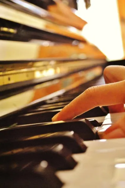 At the tip of my fingers