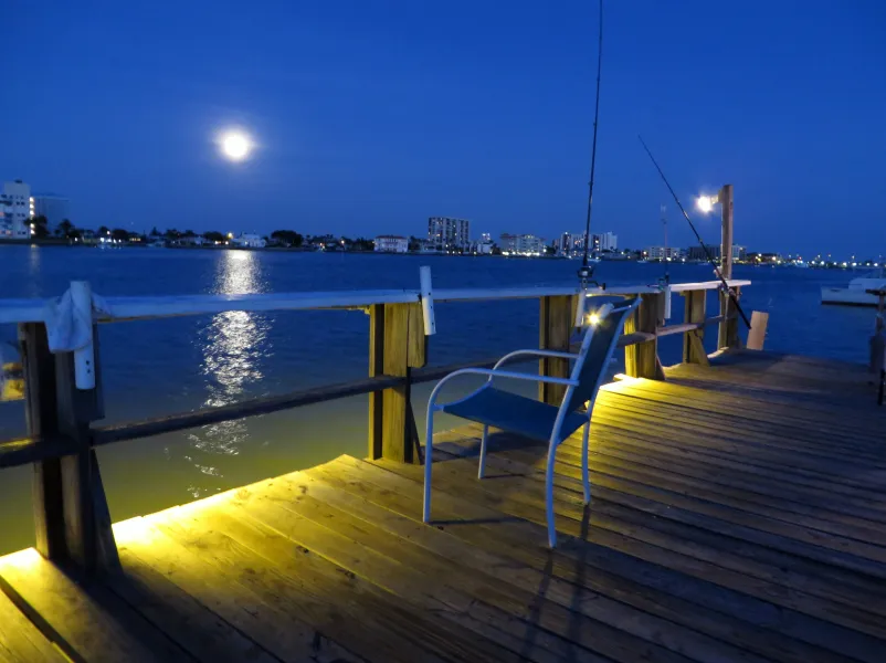 Fishing Dock at Night