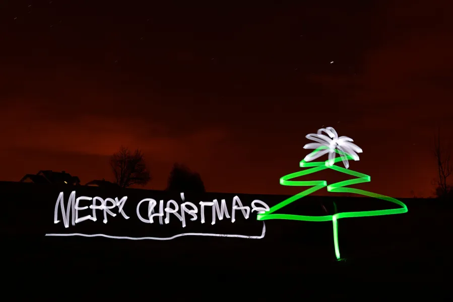 XMAS Light Painting