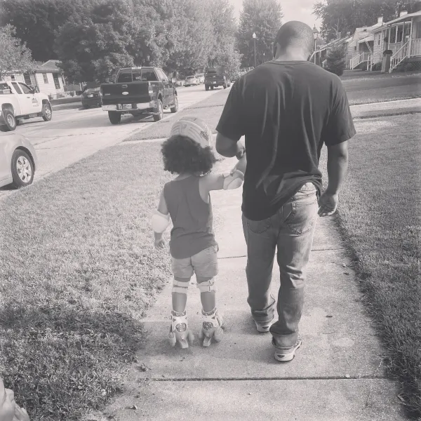 A perfect daddy and daughter moment