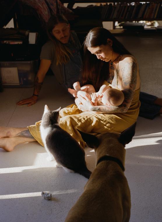 Aimee and Nick at home