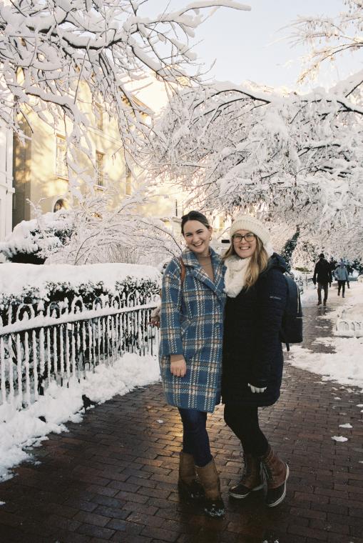 Friends in the Snow