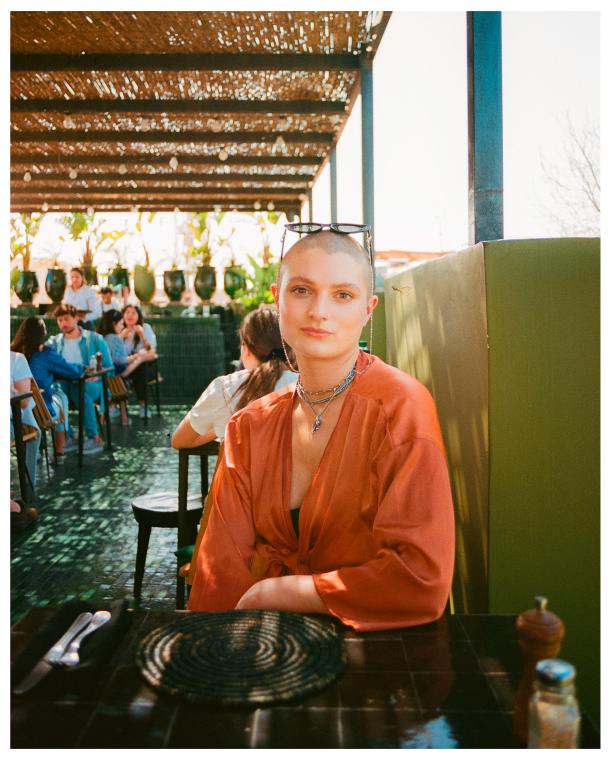 Rooftop dining in Marrakesh