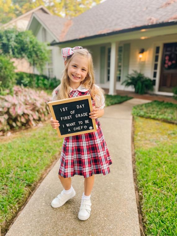 I dropped my heart off in First Grade 