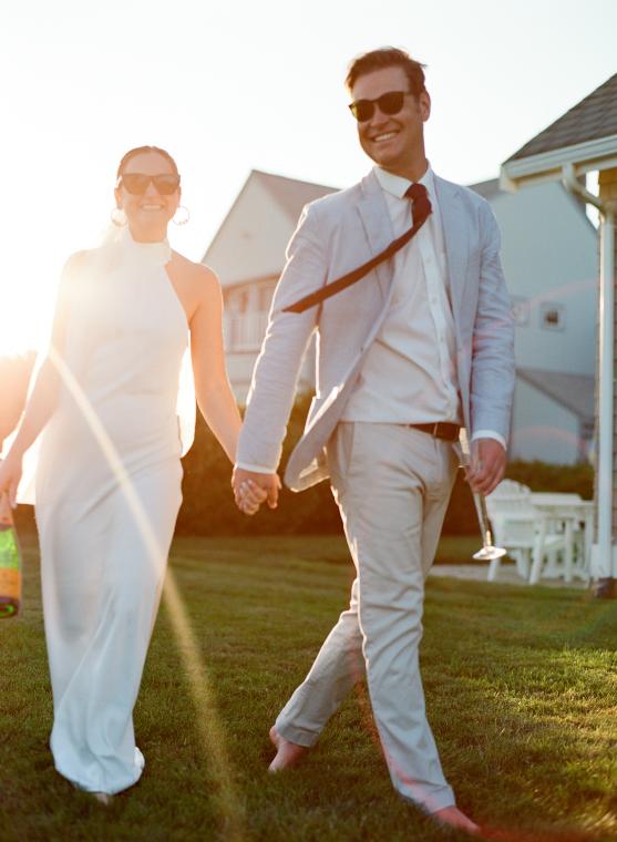 backyard engagement session