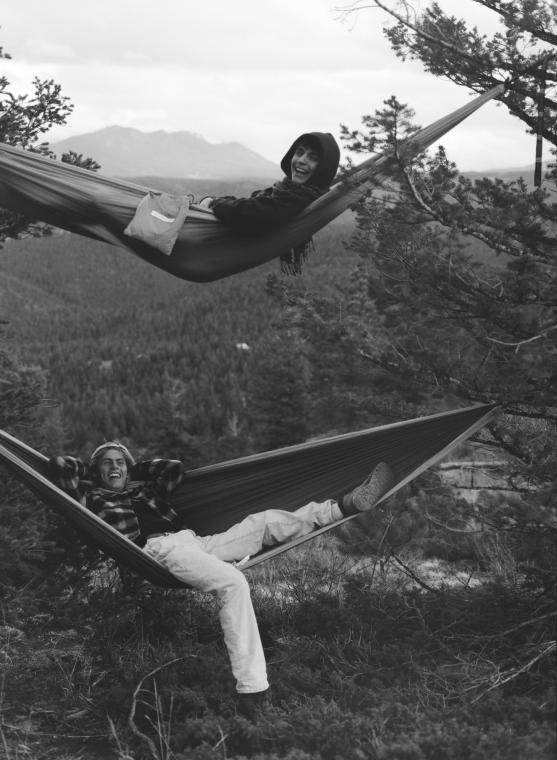 Double Stacking Our Hammocks