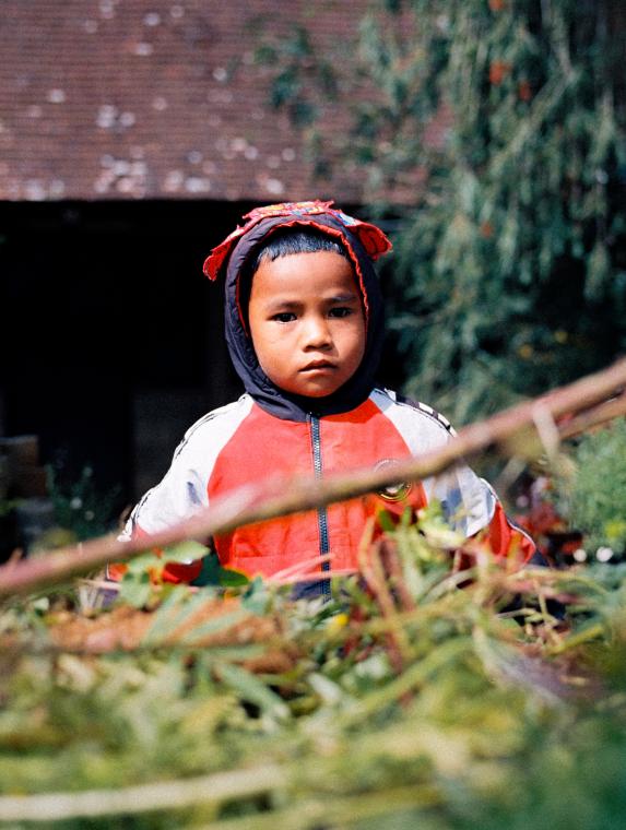 Ethnic Boy at Cam Ly Church