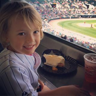 First baseball game