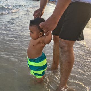 Leo on the Beach