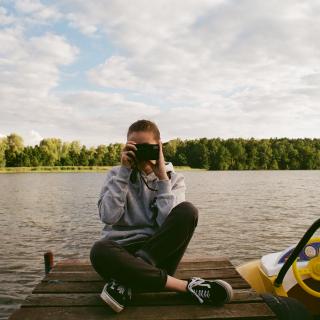 Sissy by the lake