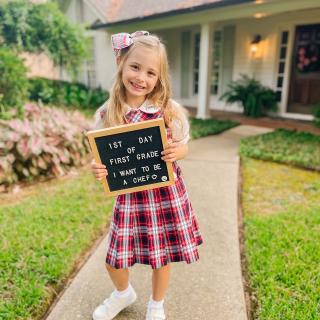 I dropped my heart off in First Grade 