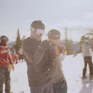 Meeting Up With Friends On The Slopes