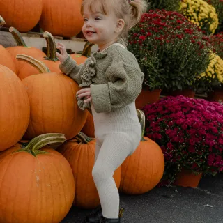 Had to touch every pumpkin 