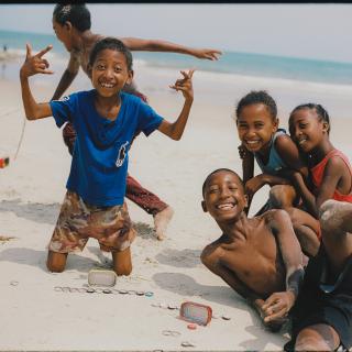 Morondava beach's life 